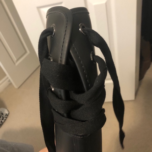 Black Coach rain boots! Negotiable - Picture 4 of 6